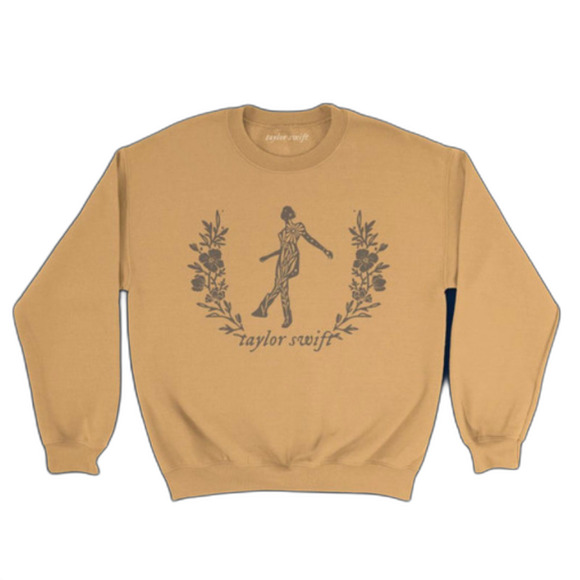 Taylor Swift Folklore Era Crewneck Sweatshirt Women's Size Large - Picture 1 of 4